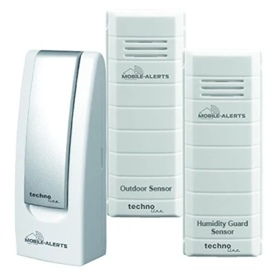Image de Technoline MA 10012 Capteur supplémentaire pour Le système Mobile Alerts, 4 x 2 12,5 cm Blanc