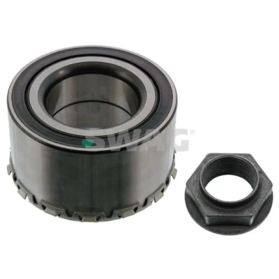 Image de SWAG 10 0351 Kit de roulements roue Essieu arrière avec bague magnétique intégré, ABS 92 Roulement à billes contact oblique