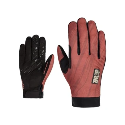 Image de Ziener CROM Touch Gants Longs de vélo/VTT pour Homme Doigts avec Fonction Tactile Respirants, amortissants, châtaigne, 8