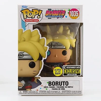 Image de Funko POP! Animation: Boruto avec des marques qui brillent dans le noir
