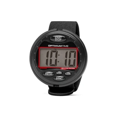 Image de Optimum Time Série 3 Montre Chronomètre Course Compétition Voile la Référence Régate avec Affichage Extra Large, Alarme Sonore, Minuterie Programmables, FI