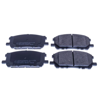 Image de DENCKERMANN B111438 Jeu de plaquettes frein Essieu avant contact signal d&#039;usure exclu LEXUS: RX II