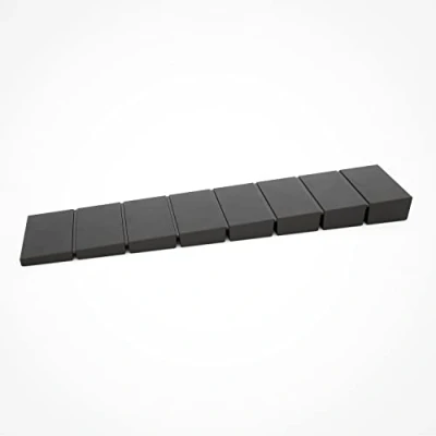 Image de 100 x sossai® Cales pour meubles/cales en plastique avec points de rupture prédéterminés intégrés MKB Color : noir