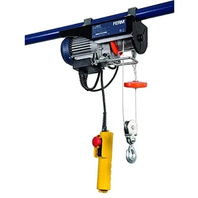 Image de FERM Palan à levier électrique 500W Max. 250 Kg avec câble non rotation et télécommande