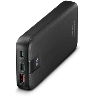 Image de Power Bank HAMA PD 10 10000 mAh 2 USB C 1 A Anthracite