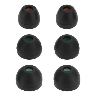 Image de the Lord of Tools 6 Paires d&#039;¨couteurs Silicone Souple Compatible avec Sony WI XB400 WF C500 Embouts Rechange Bouchons Intra Auriculaires Souples Noirs (2 de Chaque S/M/L)