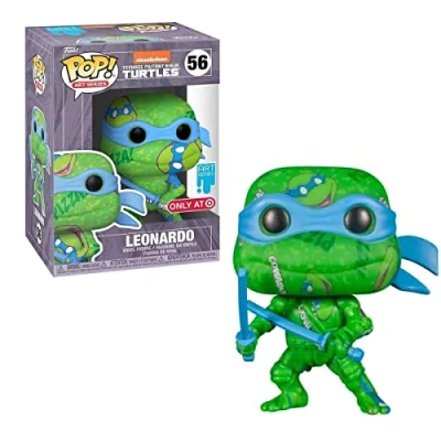 Image de Funko 59891 Pop! Artist Series: Teenage Mutant Ninja Turtles Leonardo (Special Edition in Hard Stack) #56