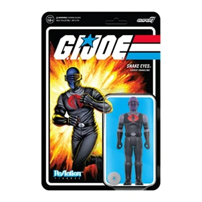 Image de Super 7 Snake Eyes Cobra Pyramid of Darkness G.I. Joe Reaction Figure