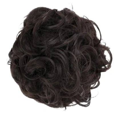 Image de CAISHA XL Postiche Choucho Avoir Les Cheveux Relevés Volumineux Bouclé Chignon Marron G4E