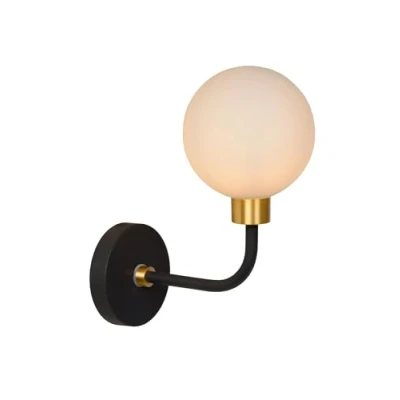 Image de Lucide 30265/01/30 Applique Murale, Verre, 33 W, Noir, Or Mat/Laiton