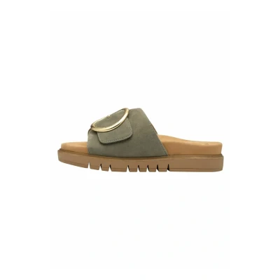 Image de Tamaris Comfort Mules en Cuir pour Femmes Élégantes, Vert (Sage), 38 EU