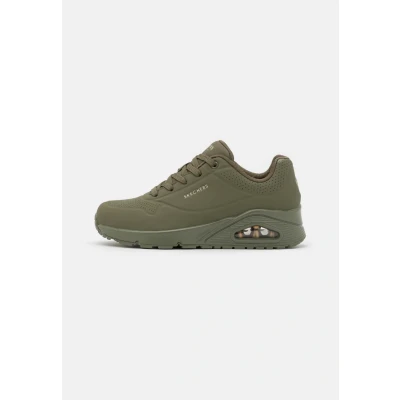 Image de Skechers Sport UNO Baskets basses, Femme, Taille: 37, Olive Imitation cuir haute qualité