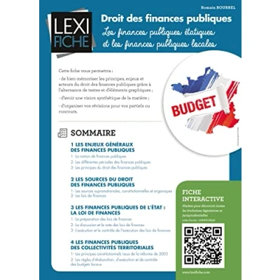 Image de Droit des finances publiques: les publiques étatiques et locales Livre d’occasion Correct