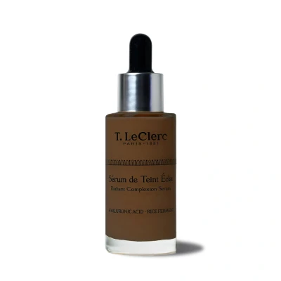 Image de Sérum de Teint Éclat Anti Âge N12 Moka T.LeClerc Fond Fluide Soin, Lumineux &amp; Unifié, Effet Seconde Peau, Acide Hyaluronique, 30ml