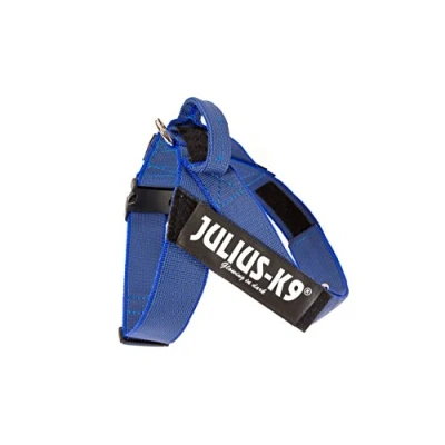 Image de Julius K9, Harnais à sangles IDC Color &amp; Gray, Taille 3, Bleu Gris
