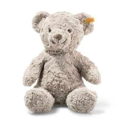 Image de Steiff 113437 Soft Cuddly Friends Honey Ours en Peluche Gris 38 cm