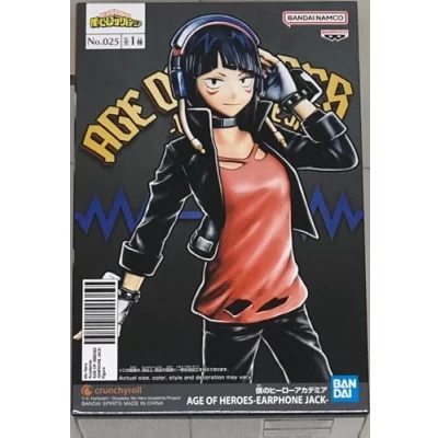 Image de Banpresto BP88591P Figurine Jack avec écouteurs, My Hero Academia, Age of Heroes, 15,2 cm, Multicolore