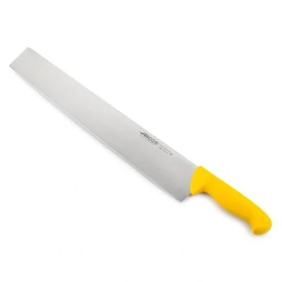 Image de Arcos Séries 2900 Couteau à Salami Fromage Lame Acier Inoxydable Nitrum 410 mm Manche Polypropylène Couleur Jaune