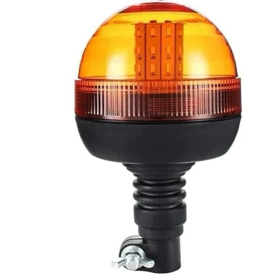 Image de 40 Led Gyrophare 12V 24V Homologué E9 R65 Support Flexible Rotatif 3 Fonctions De Flash Pour Camion Tracteur Fourgon