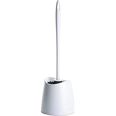 Image de TATAY Brosse WC Standard, Polypropylène, Noire, sans BPA, Fabriquée en Espagne. Blanc. Dimension 12 x 38 cm, (4431450)