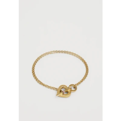 Image de Tommy Hilfiger Toggle Heart Bracelet goldcoloured, Femme, Taille: One Size, Gold coloured