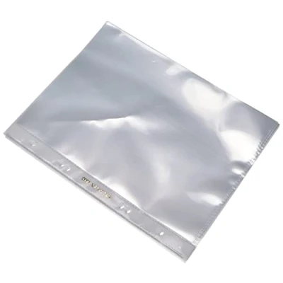 Image de Veloflex 4355310 Lot de 10 pochettes perforées en polypropylène avec reliure renforcée Format A5