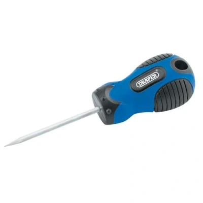 Image de Draper 54245 Alêne de charpentier à poignée souple, 75 mm long, bleu
