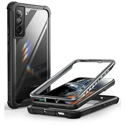 Image de i Blason Coque de Protection Transparente pour Samsung Galaxy S22+ Plus (6,6&quot;) Robuste sans d&#039;écran intégrée Édition 2022 (Noir)
