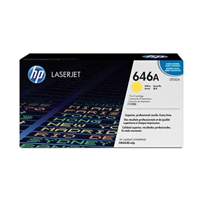 Image de HP 646A toner LaserJet jaune authentique (CF032A)
