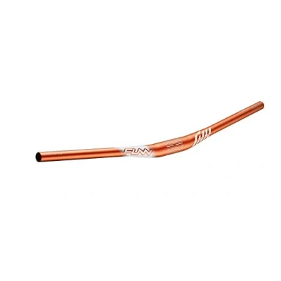 Image de Funn Full On cintre VTT avec collier de serrage 35 mm et largeur 785 mm, rehaussé en alliage solide léger pour VTT, BMX vélo route, rehausse 15 (Orange)