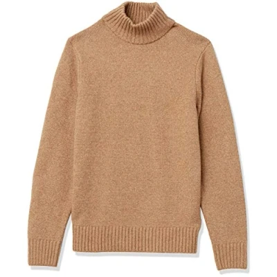 Image de Amazon Essentials Pull à Col Roulé, Manches Longues, Doux Au Toucher Homme, Fauve, XL