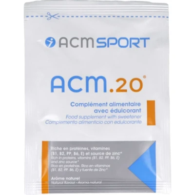 Image de Acm. 20, Poudre, complément alimentaire pour sportifs, bt 10