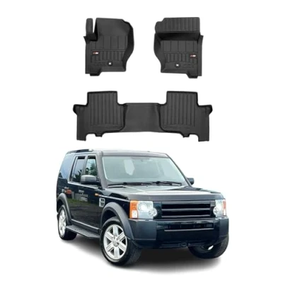 Image de OMAC Tapis de Sol en Caoutchouc Compatible avec Land Rover Discovery 3 2004 09 Noir Premium
