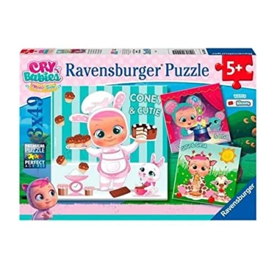 Image de Ravensburger Cry Babies Puzzle 3 x 49 pièces, 5104, No Color