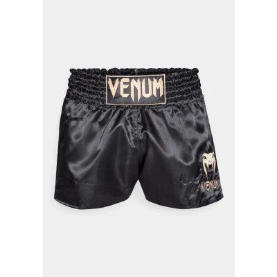 Image de Venum MUAY THAI Shorts Classic Short de sport, Homme, Taille: Medium, Black/gold