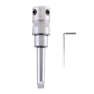 Image de Diarypiece Arbre de coupe annulaire amélioré avec cône Morse MT2 pour extension fraises annulaires à tige Weldon 3/4 pouce sur anneau presse perceuse