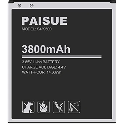Image de Galaxy S4 Batterie de rechange Li ion 3800 mAh pour Samsung EB B600BE, I337, I545, L720, M919, I9506, I9500, I9505, R970 (ne convient pas Mini)