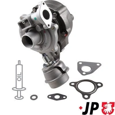 Image de JP GROUP 3317400200 Turbocompresseur à gaz d&#039;échappement y compris Jeu de joints d’étanchéité OPEL: Corsa D 3/5 portes