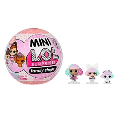 Image de LOL Surprise Mini Family Assortiment ALÉATOIRE Jeu de Boules Comprenant 3 poupées Tween à Collectionner et des Surprises Idéal pour Les Enfants 4 Ans Plus