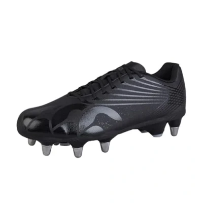 Image de Canterbury Mixte Stamped Grndbrk Team Bottes, Black/Silver Metallic, 42 EU