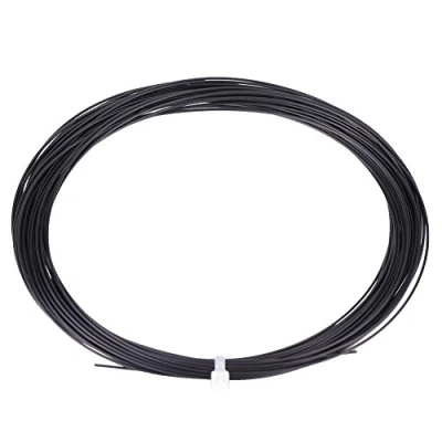 Image de Keenso Ficelle de Raquette Badminton, Corde Badminton 10 m Nylon Ligne Cordage Accessoire Réparation Badminton(Noir)