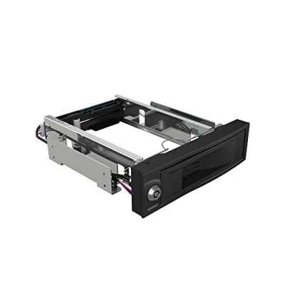 Image de Rack encastrable pour disque dur 5,25 sur 3,5 ICY BOX IB 167SSK SATA III de stockage mobile Noir