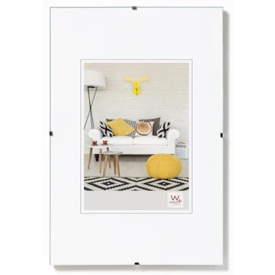 Image de walther design cadre photo verre clair60 x 90 cm sans porte tableau RB090K