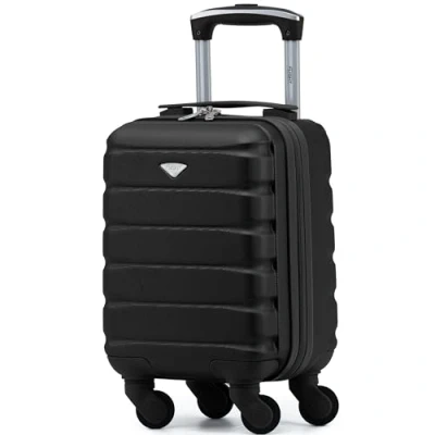 Image de Flight Knight Valises Rigides Legeres en Abs A 4 Roues Bagage Main Cabine Approuve pour Plus De 100 Compagnies Aeriennes, Compris British Airways, Easyjet Et Taille Maximale Ryanair 40x20x25cm