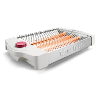 Image de Taurus Neptuno Plus Grille pain plat 900W, 12 niveaux de brunissage, Arrêt automatique, Ramasse miettes, Blanc