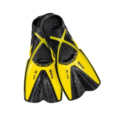 Image de Mares Palmes Aquazone X One, Snorkeling Adulte Unisex, Jaune, M/L
