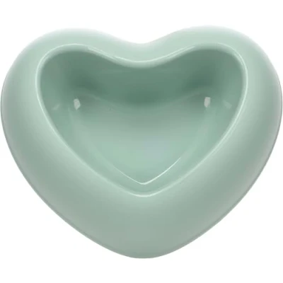 Image de Flamingo Gamelle pour la Nourriture et l&#039;eau Pandor Vert Chiens 250ml Durable, Pratique Élégante en Forme de Cœur