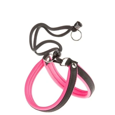 Image de Ferplast Harnais pour Petits Chiens AGILA Fluo 2 Chien avec Rembourrage Doux, Système de Fermeture Rapide et Simple Cordon Serrage, Tour Poitrine 32 50 cm. Rose