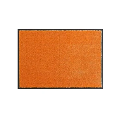 Image de HANSE Home Doux et Propre Soft &amp; Clean intérieur extérieur 100 x cm, paillasson, Polyamide, Orange