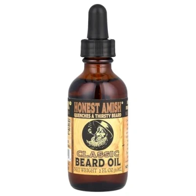 Image de Honest Amish Classique barbe Oil 2oz la MARQUE plus TRUSTE POUR LES BARBES DANS LE WORD Conditionneur tout en un, adoucissant, ajoute de brillance et une croissance rapide par